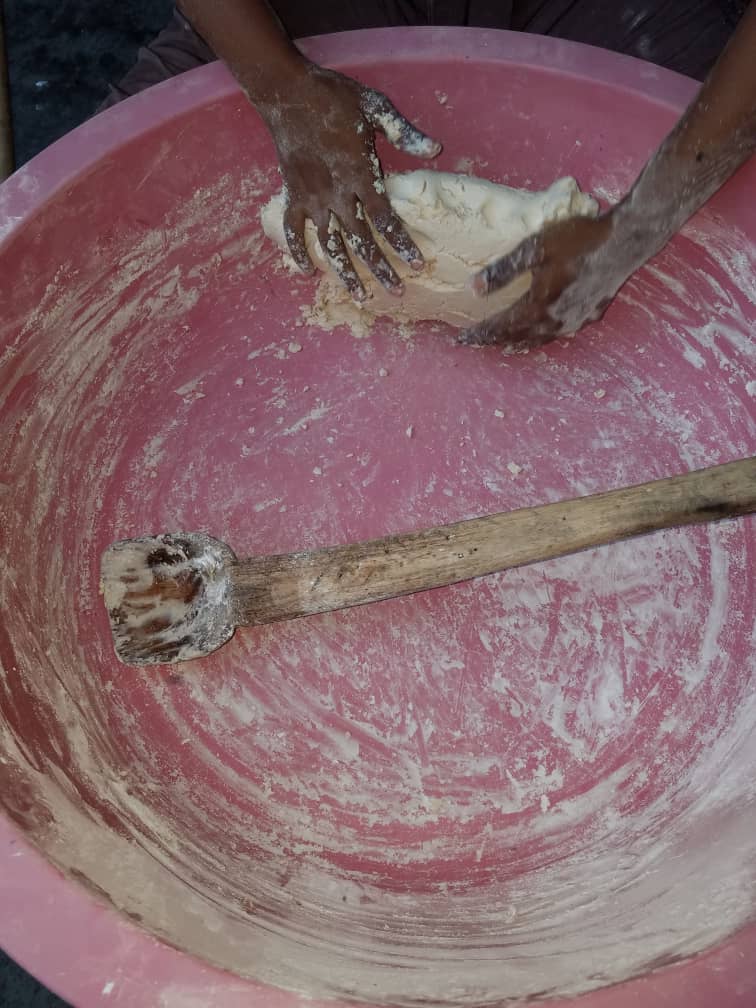 Making cookie dough
